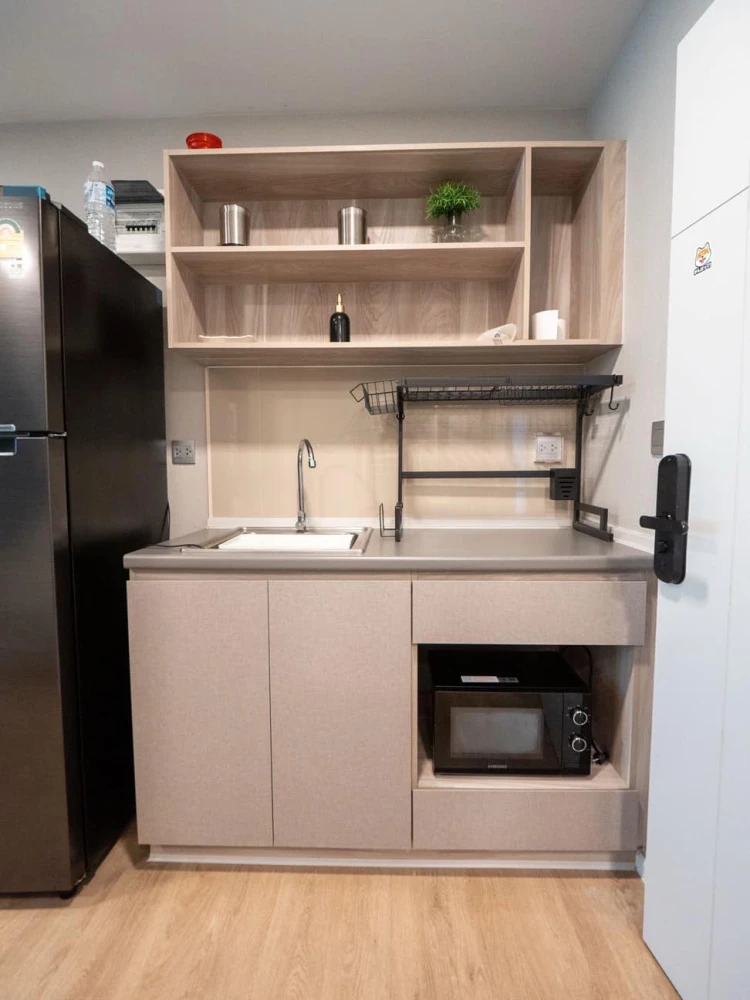 ให้เช่า Kave TU 1 ห้องนอน 1 ห้องน้ำ มาพร้อมเฟอร์นิเจอร์ครบครัน แต่งสวย รีบจองเลยจ้า