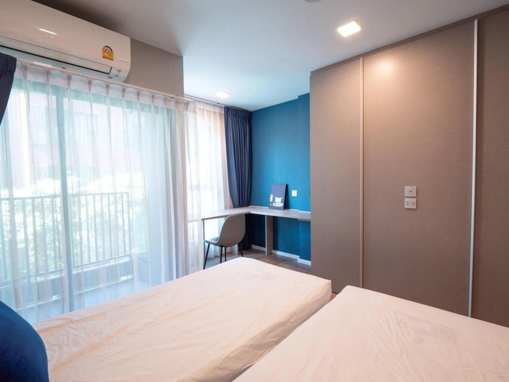 ให้เช่า Kave TU 1 ห้องนอน 1 ห้องน้ำ มาพร้อมเฟอร์นิเจอร์ครบครัน แต่งสวย รีบจองเลยจ้า