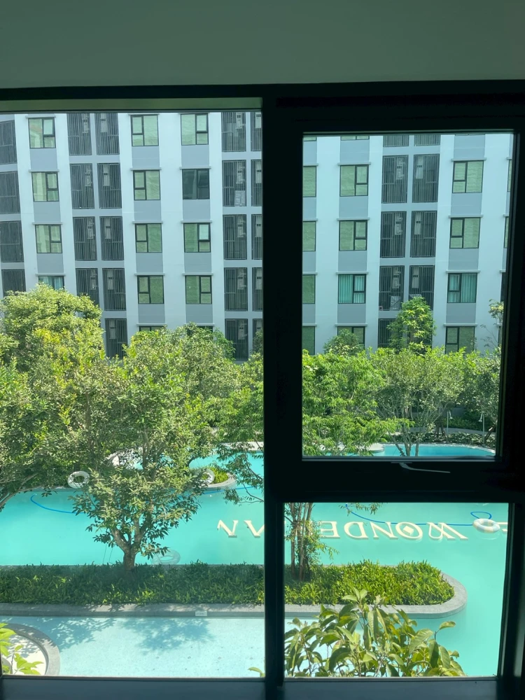 ให้เช่า Kave Wonderland ชั้น 3 วิวสระว่ายน้ำ ลมดี แต่งครบ น่าอยู่ รีบจองเลย