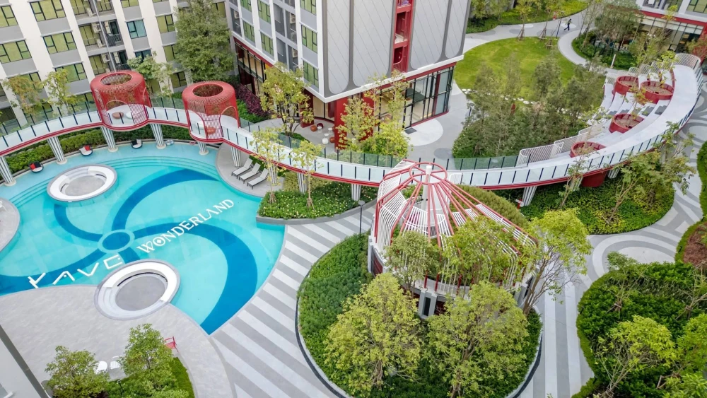 ให้เช่า Kave Wonderland ชั้น 6 วิวสระ แต่งครบ พร้อมอยู่ จองเลย ห้ามพลาด