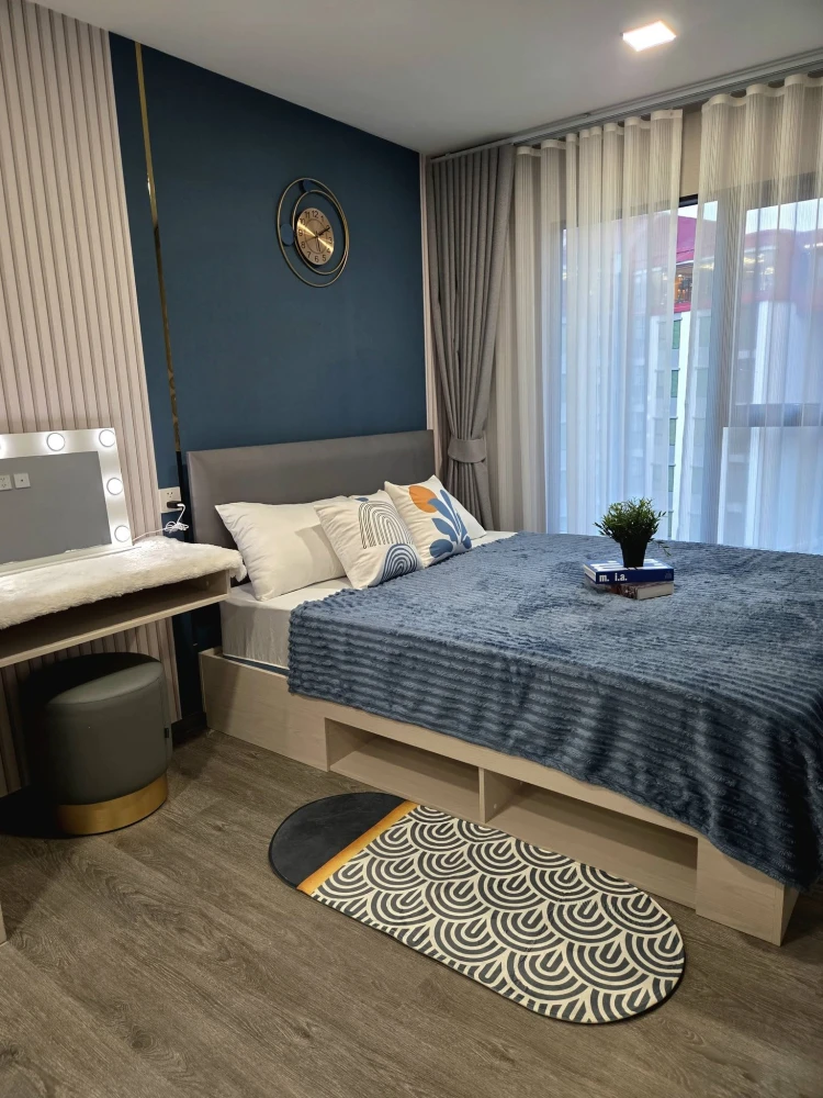 For rent: Kave Wonderland, 6th floor, corner unit, interior view, fully furnished, very livable. Book now!