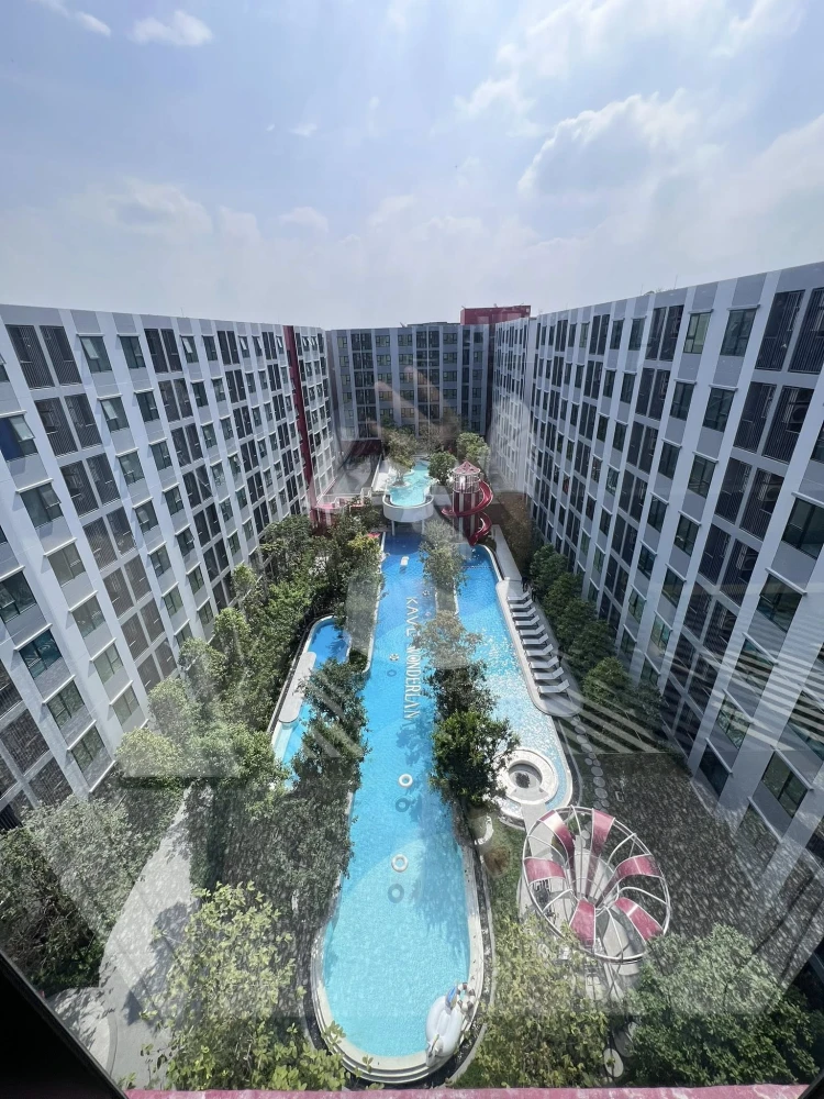 ให้เช่า Kave Wonderland ห้องทิศเหนือ ชั้น 6 เฟอร์นิเจอร์ครบครัน หิ้วกระเป๋าเข้าอยู่ได้เลยจ้า