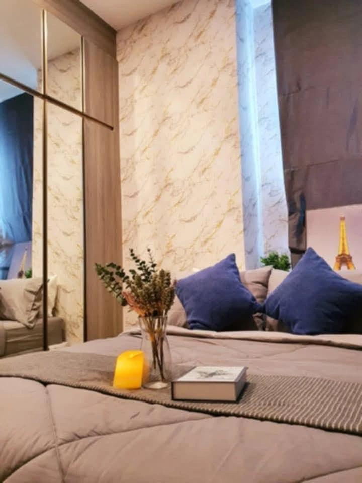 ให้เช่า Knightsbridge Collage Ramkhamhaeng ห้องแต่งสวยสุดปัง มาพร้อมพื้นที่ใช้สอยเยอะ เฟอร์ครบครัน จองด่วน