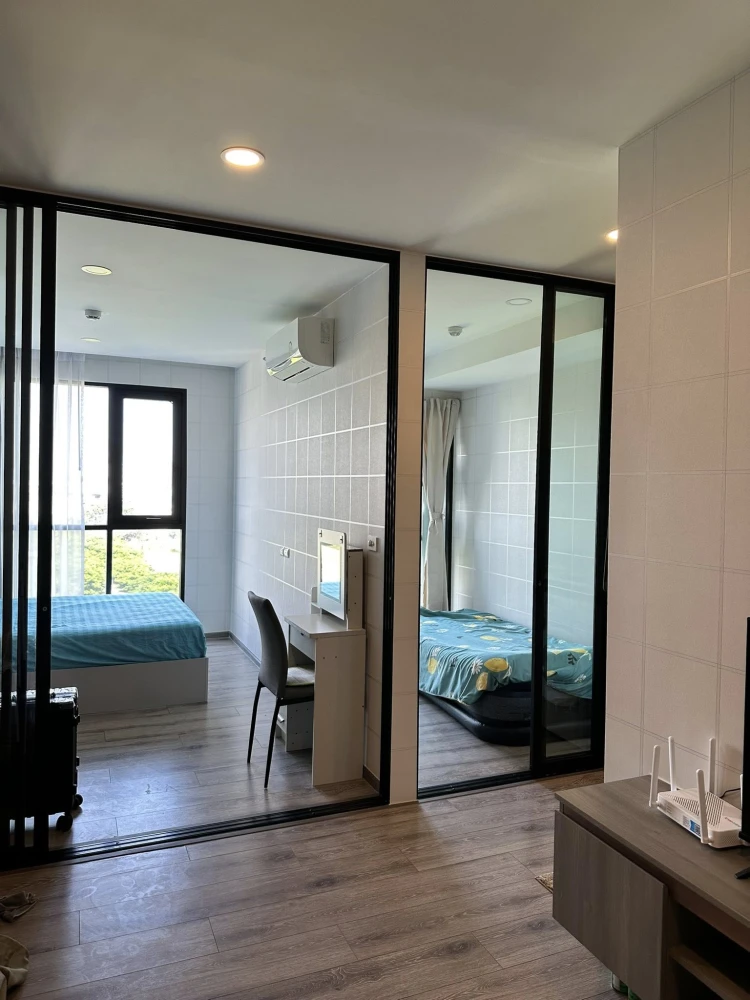 ให้เช่า KnightsBridge Collage Sukhumvit 107 เฟอร์นิเจอร์ครบครัน หิ้วกระเป๋าใบเดียวเข้าอยู่ได้เลย