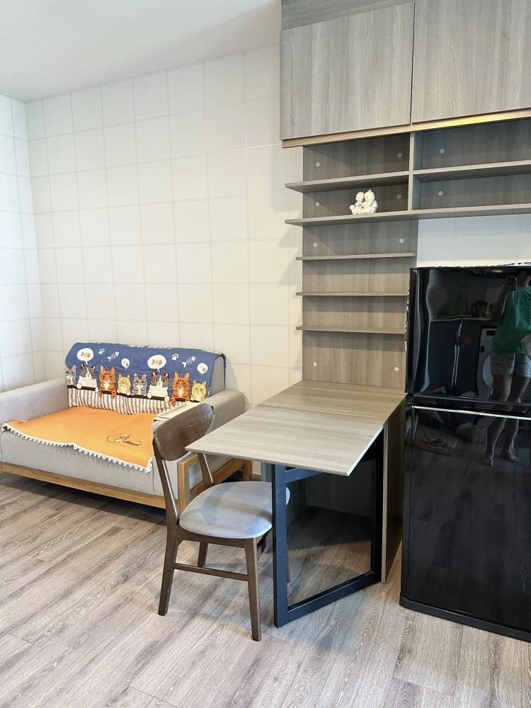 ให้เช่า KnightsBridge Collage Sukhumvit 107 เฟอร์นิเจอร์ครบครัน หิ้วกระเป๋าใบเดียวเข้าอยู่ได้เลย