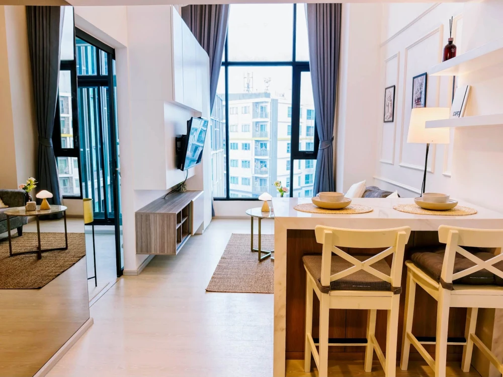 ให้เช่า Knightsbridge Phaholyothin-Interchange Duplex เพดานสูง Double Volume แต่งครบ จองเลย