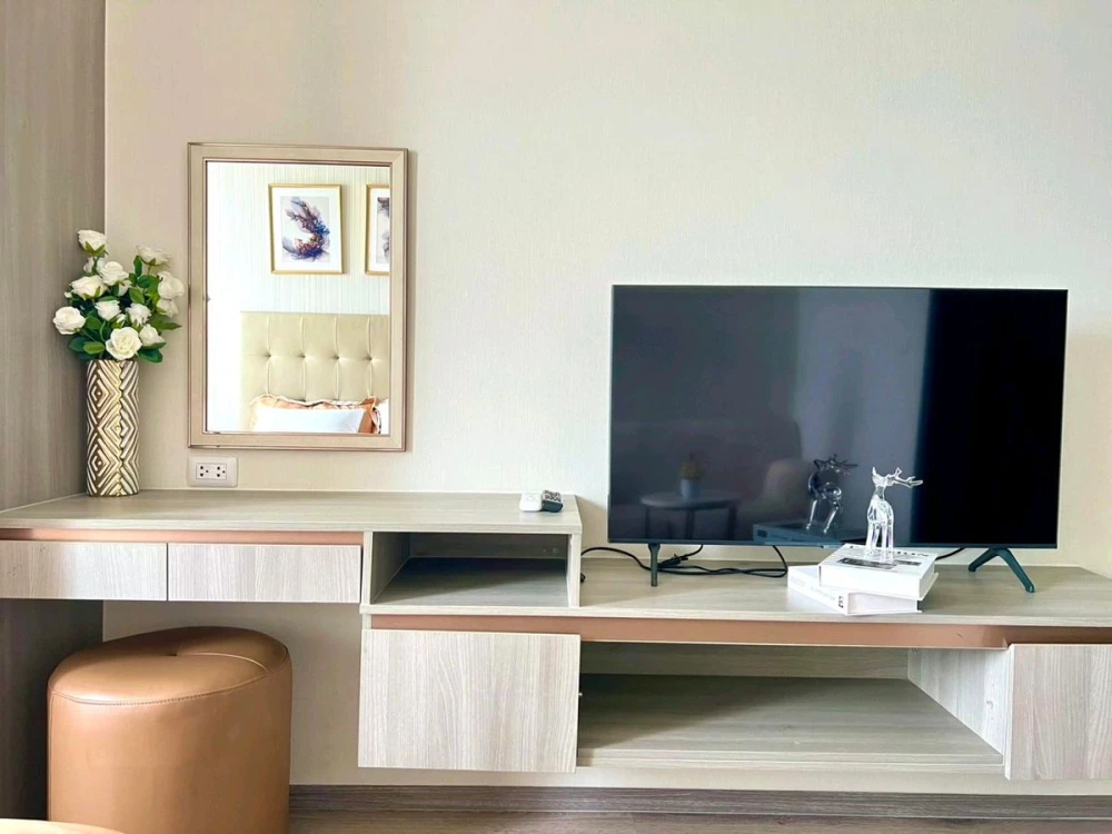 ให้เช่า KnightsBridge Prime On-Nut ชั้น 28 ห้องสวย ตกแต่งครบครัน น่าอยู่ จองเลยจ้า