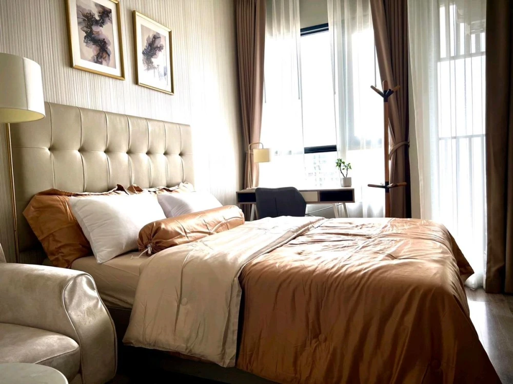ให้เช่า KnightsBridge Prime On-Nut ชั้น 28 ห้องสวย ตกแต่งครบครัน น่าอยู่ จองเลยจ้า