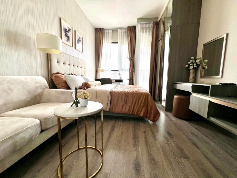 ให้เช่า KnightsBridge Prime On-Nut ชั้น 28 ห้องสวย ตกแต่งครบครัน น่าอยู่ จองเลยจ้า
