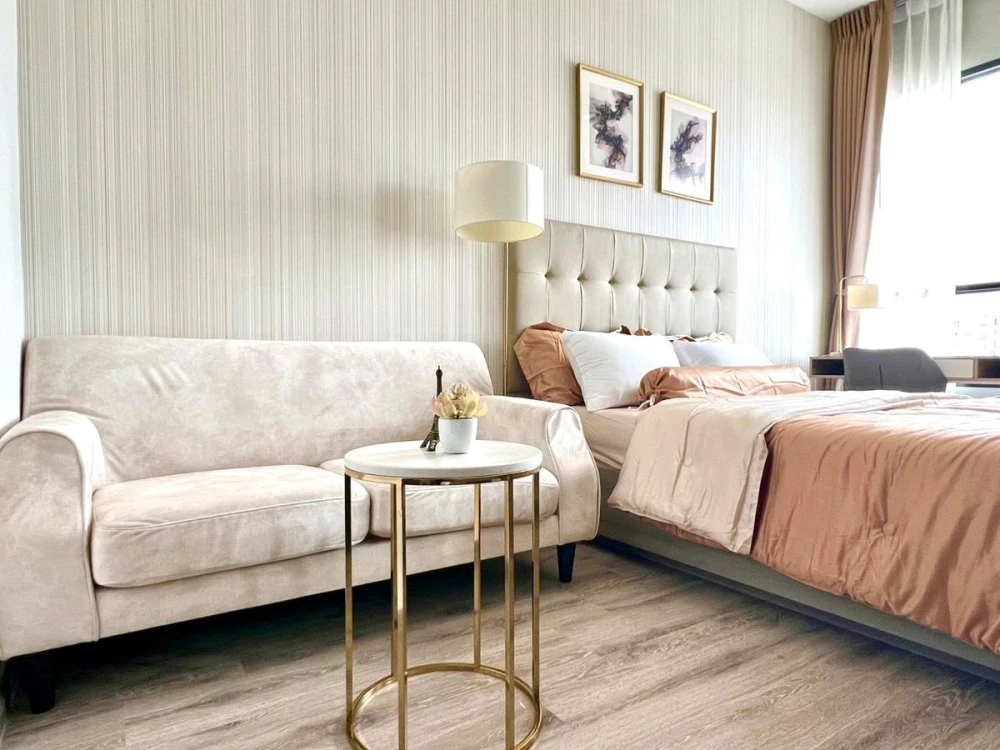 ให้เช่า KnightsBridge Prime On-Nut ชั้น 28 ห้องสวย ตกแต่งครบครัน น่าอยู่ จองเลยจ้า