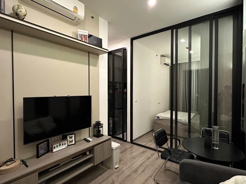 ให้เช่า KnightsBridge Prime On-Nut ห้องอยู่ชั้นสูงมากๆ วิวสวยเวอร์ เฟอร์นิเจอร์ครบ Built-in ทั้งห้อง รีบจองเลย