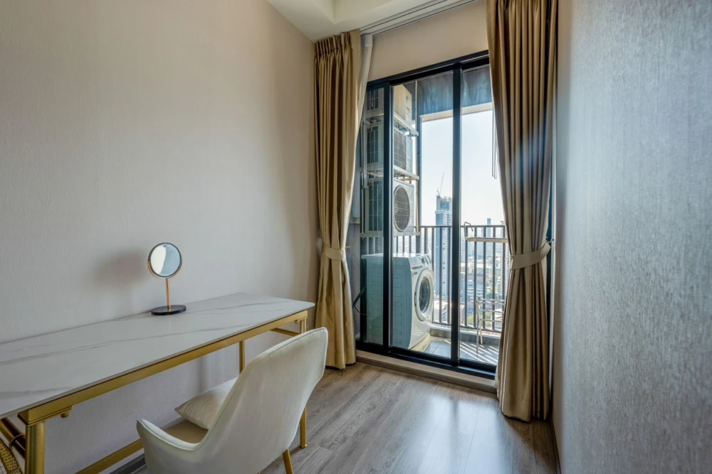 ให้เช่า Knightsbridge Prime On-nut ห้องอยู่ชั้น 30 สูงมากๆ ได้วิวเมืองเริ่ดๆ ห้องหัวมุมเงียบสงบสุดๆ แบบนี้ต้องจอง