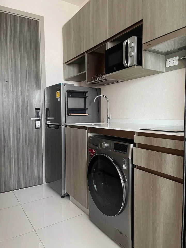 ให้เช่า Knightsbridge Prime-Onnut ห้องสตูดิโอ ตกแต่งคุมโทน เฟอร์ครบครัน จองเลย