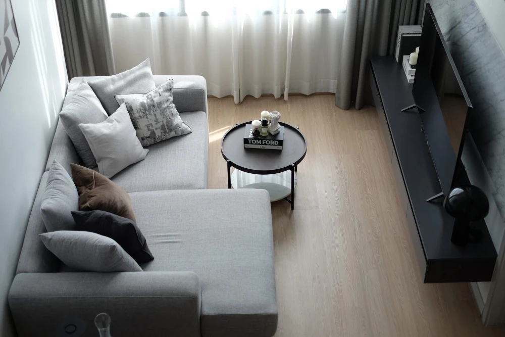 ให้เช่า Knightsbridge Prime Sathorn ห้องอยู่ชั้นสูงมาก ตกแต่งห้องแบบ Modern Contemporary แบบนี้ต้องจอง
