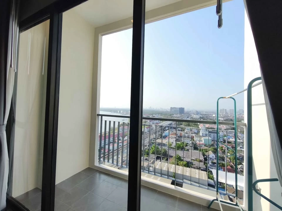 ให้เช่า Knightsbridge Sky River Ocean ห้องอยู่ชั้น 22 สูงมากๆ ตกแต่งครบครัน พร้อมเข้าอยู่