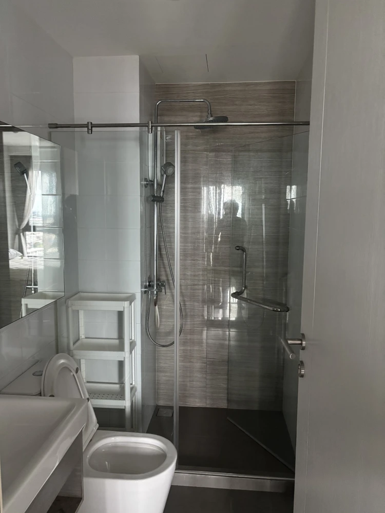 ให้เช่า Knightsbridge Sukhumvit-Thepharak ห้องน่าอยู่ เฟอร์ครบครัน มองเห็นวิวเมืองสวย ไม่บล็อค จองด่วน
