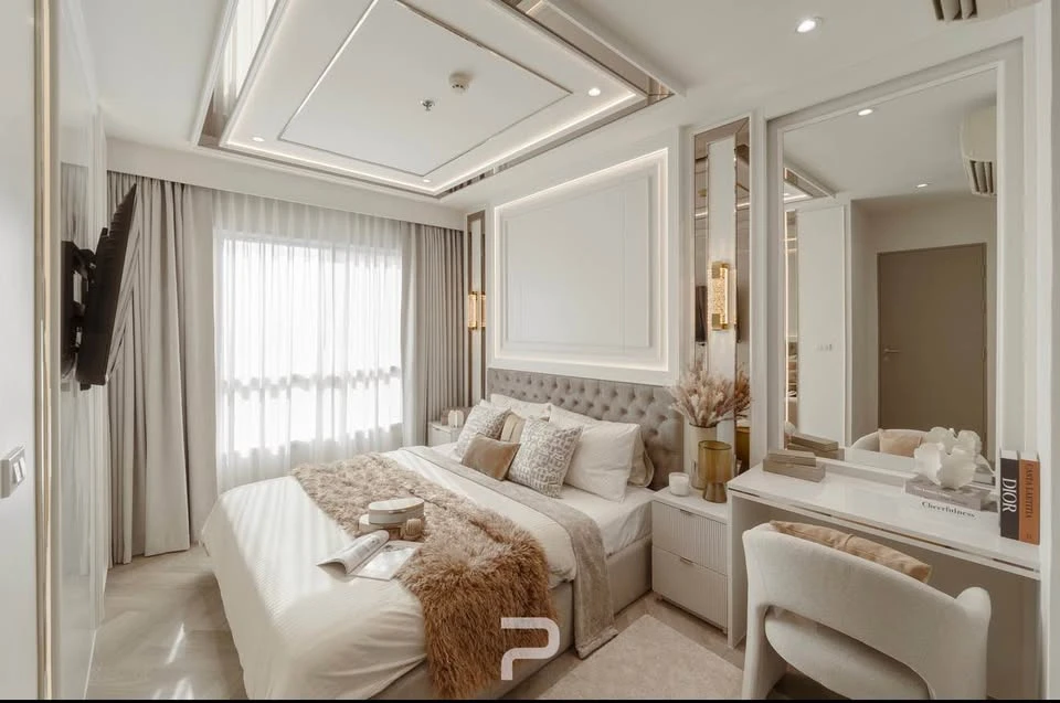 ให้เช่า Life รัชดาภิเษก ห้องตกเเต่ง สไตล์ modern luxury ห้องเก็บเสียงมาก วิวสวยอยู่ชั้น 23 (วิวไม่โดนบล๊อค)