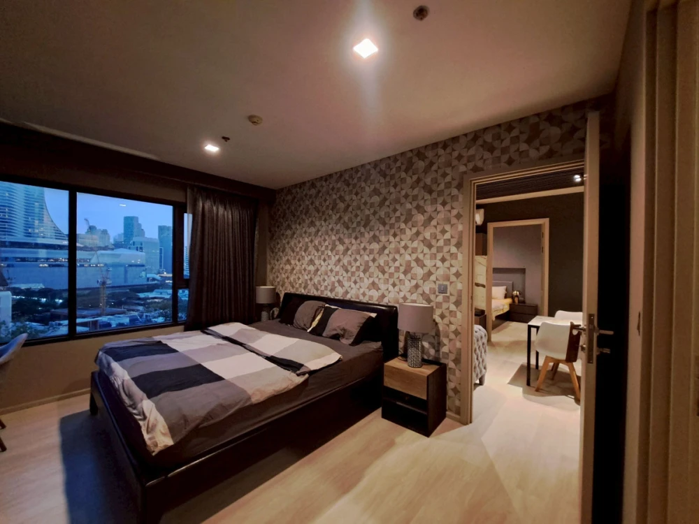 ให้เช่า life one wireless 2 ห้องนอน มาพร้อมการตกแต่งที่ครบครัน สนใจจองเลย