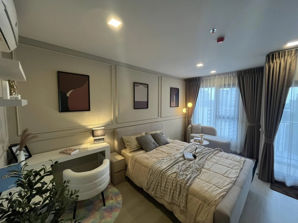 ให้เช่า Life Phahon-Ladprao ชั้น 12 ห้องวิวสวนตกแต่งดูดีมีสไตล์ หิ้วกระเป๋าเข้าอยู่ได้เลย