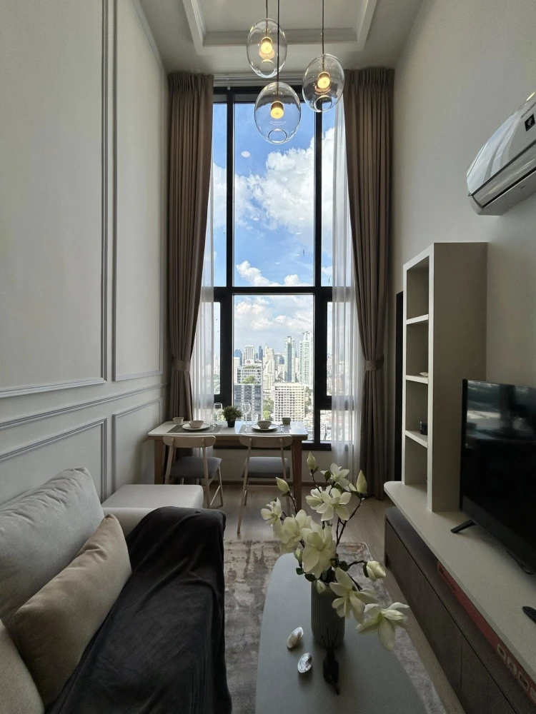 ให้เช่า Life Rama 4 - Asoke ห้องทิศเหนือในทำเลสุดปัง แต่งสวยคุมโทน วิวสวย ดีแบบนี้รีบจองเลย