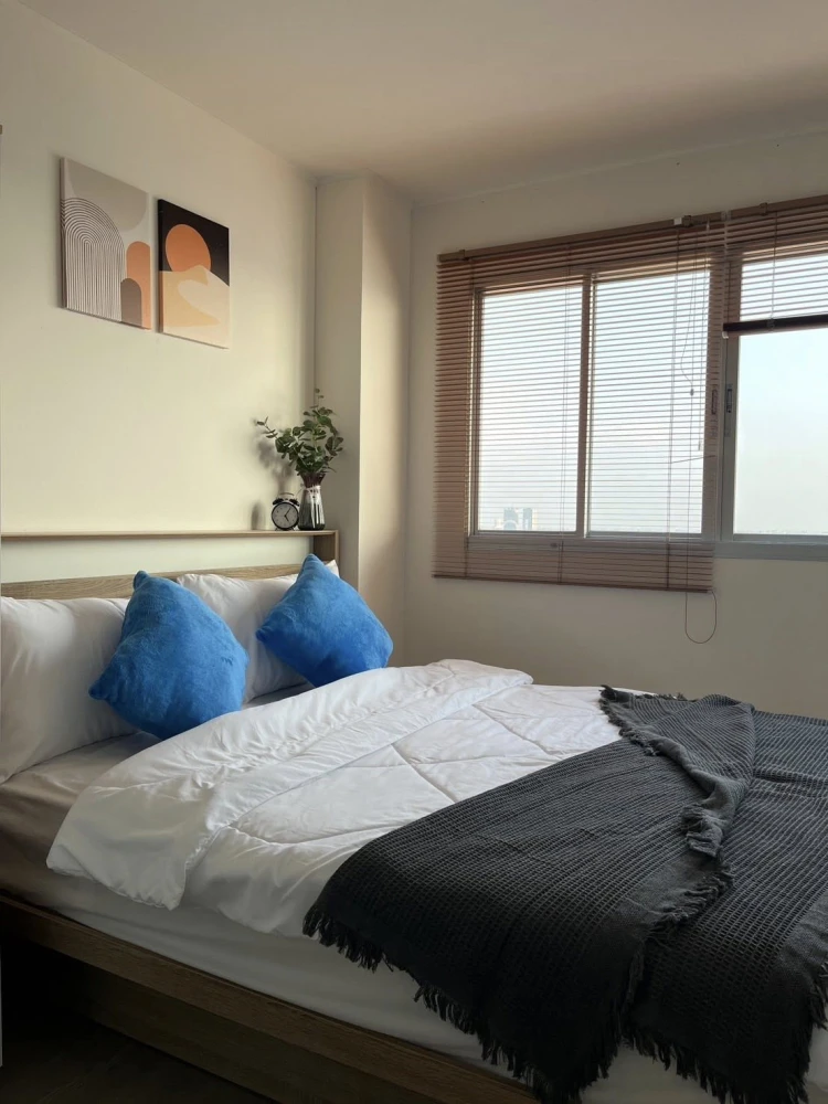 ให้เช่า Lumpini Condo Town Ramintra – Nawamin ห้องพร้อมอยู่ เฟอร์ เครื่องใช้ไฟฟ้าครบครบ มาอต่ตัวเข้าอยูู่ได้เลย