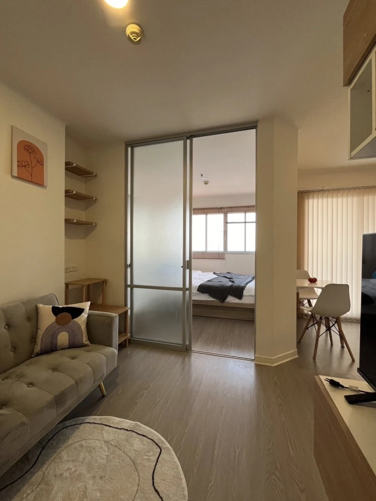 ให้เช่า Lumpini Condo Town Ramintra – Nawamin ห้องพร้อมอยู่ เฟอร์ เครื่องใช้ไฟฟ้าครบครบ มาอต่ตัวเข้าอยูู่ได้เลย