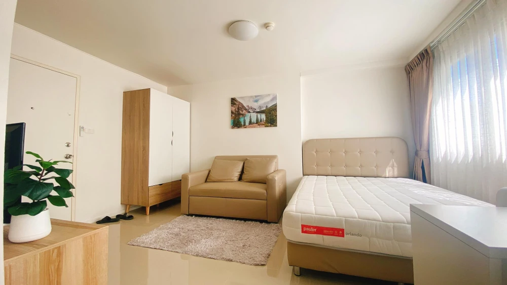 ให้เช่า Lumpini Condotown Chonburi - Sukhumvit ห้องแต่งสวยคุมโทน เฟอร์นิเจอร์ครบครัน หิ้วกระเป๋าเข้าอยู่ได้เลยจ้า