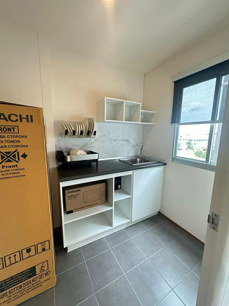 ให้เช่า Lumpini Condotown Ekachai 48 ห้องสตูดิโอ มาพร้อมเฟอร์ เครื่องใช้ไฟฟ้าครบ ราคาไม่แรง จองเลย