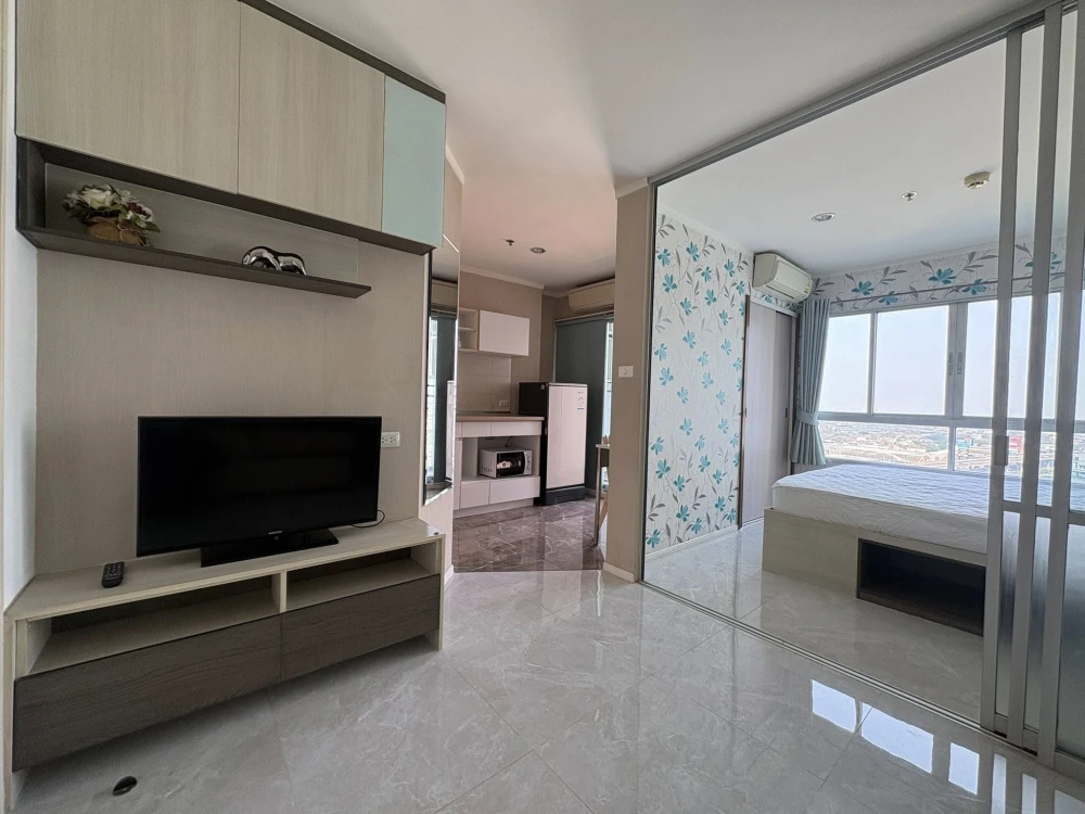 ให้เช่า Lumpini Mega city Bangna ห้องชั้น 28 ติดวอลเปเปอร์อย่างดี เฟอร์ครบครัน จองด่วน