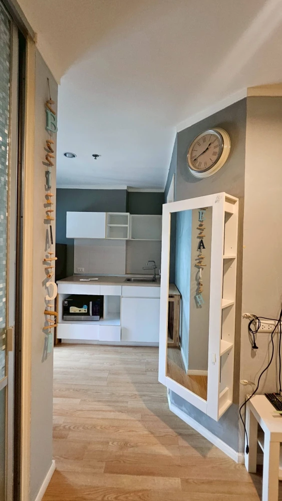 ให้เช่า Lumpini Mega city Bangna 1 ห้องนอน 1 ห้องน้ำ มาพร้อมเฟอร์นิเจอร์ครบครัน หิ้วกระเป๋าเข้าอยู่ได้เลยจ้า