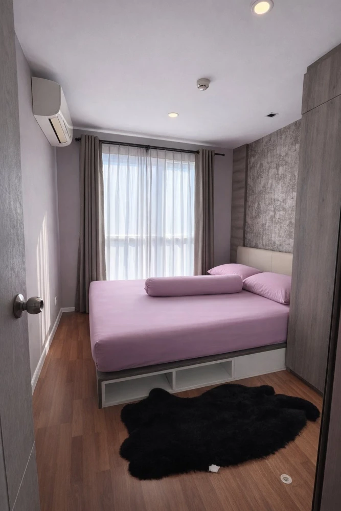 ให้เช่า Lumpini Place Bangna Km.3 ห้องน่าอยู่ เฟอร์พร้อม ฟอร์นิเจอร์บิวอิน และเครื่องใช้ไฟฟ้า ครบ จองเลย