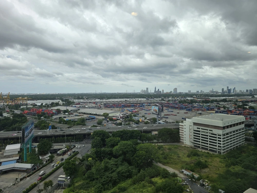 ให้เช่า Lumpini Place Rama 4-Kluaynamthai ห้องอยู่ชั้นสูงมาก ห้องริมสุด วิวคุ้งบางกระเจ้า, ท่าเรือ, แม่น้ำเจ้าพระยาเต็มๆ น่าจองสุดๆ