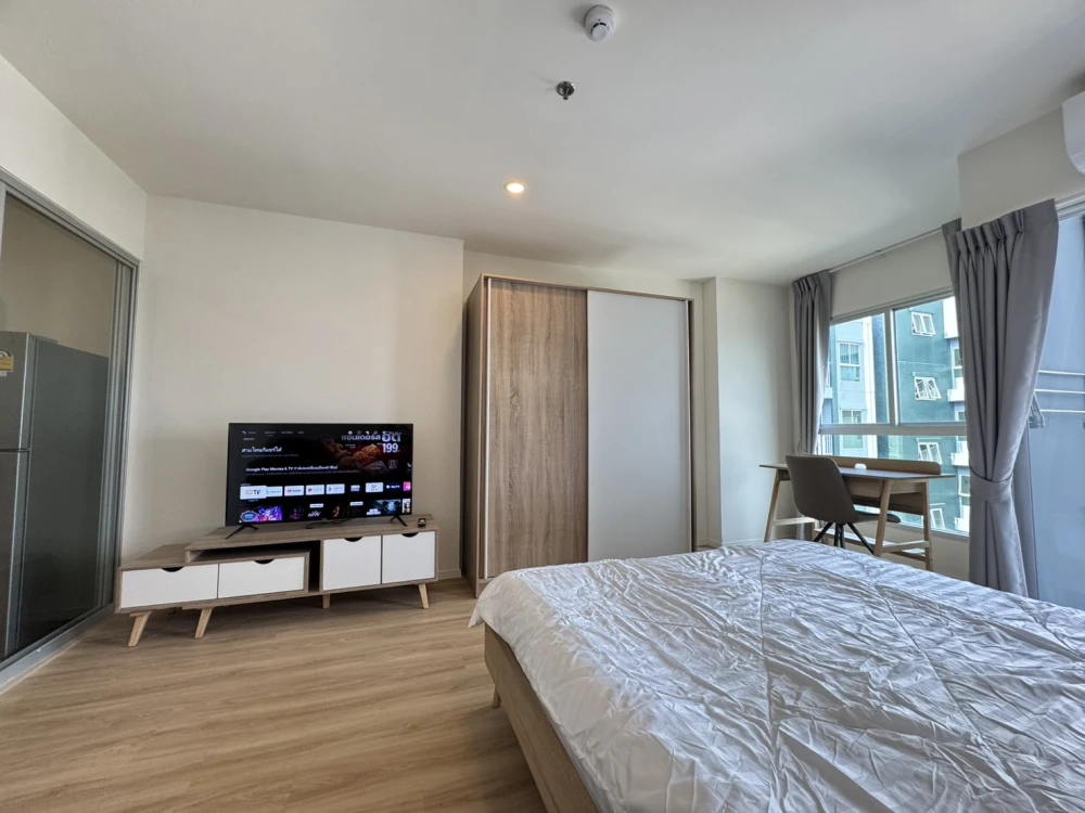 ให้เช่า Lumpini Ville Chaengwattana 17 ห้องชั้นสูงน่าอยู่ เฟอร์พร้อม จองเลย