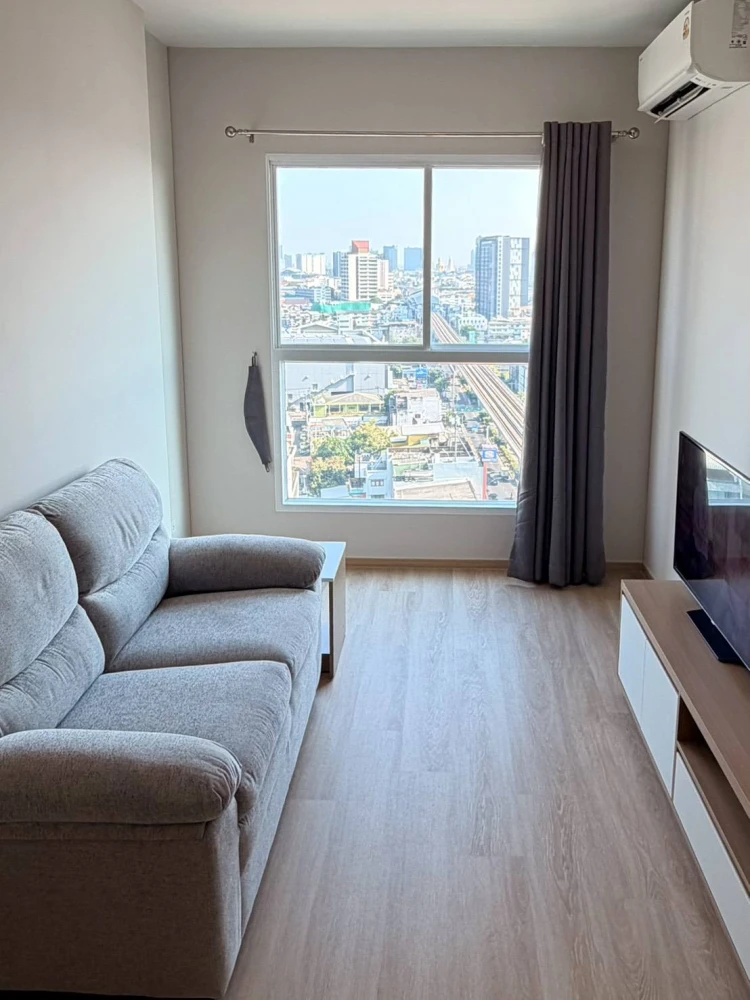 ให้เช่า Lumpini Ville Charan-Fai Chai ห้องมุมวิวดี ตกแต่งห้องพร้อมเฟอร์นิเจอร์ หิ้วกระเป๋าใบเดียวเข้าอยู่ได้เลย