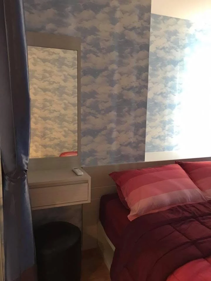 ให้เช่า Lumpini Ville Nakhon In Riverview ห้องน่าอยู่ ติดวอลเปเปอร์อย่างดี เฟอร์ครบครัน รีบจองเลยตอนนี้