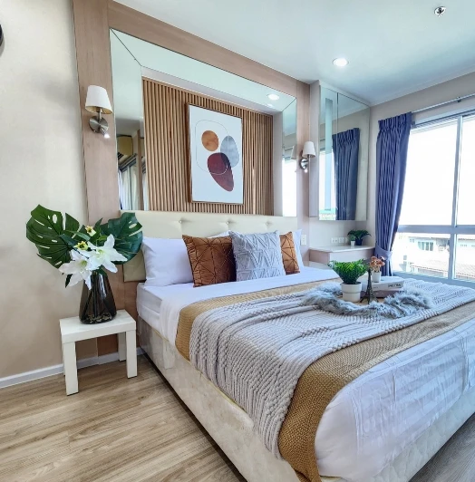 ให้เช่า Lumpini Ville Naklua - Wongamat ชั้น 4 ห้องมุม ห้องสวย แต่งครบ จองเลย
