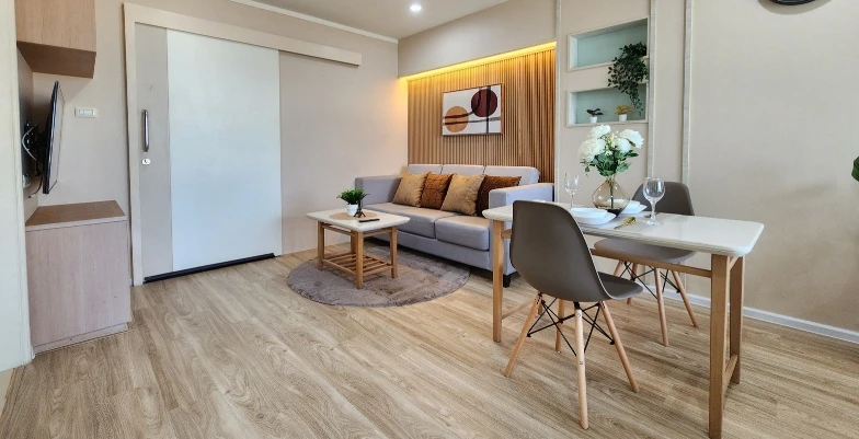 ให้เช่า Lumpini Ville Naklua - Wongamat ชั้น 4 ห้องมุม ห้องสวย แต่งครบ จองเลย