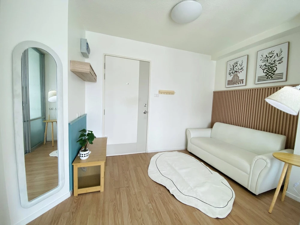 ให้เช่า Lumpini Ville Onnut – Ladkrabang ห้องน่าอยู่ เฟอร์พร้อม ชั้นไม่สูงน่าอยู่ จองเลยราคาสบายกระเป๋าแบบนี้หายาก+++