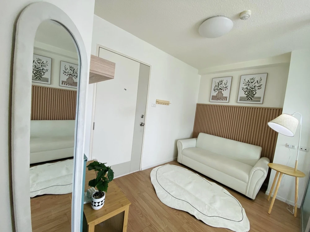 ให้เช่า Lumpini Ville Onnut – Ladkrabang ห้องน่าอยู่ เฟอร์พร้อม ชั้นไม่สูงน่าอยู่ จองเลยราคาสบายกระเป๋าแบบนี้หายาก+++