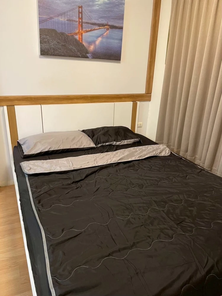 For rent: Lumpini Ville Onnut – Ladkrabang, 1 bedroom apartment. Decorated in a coordinated theme and fully furnished. Don't miss out!