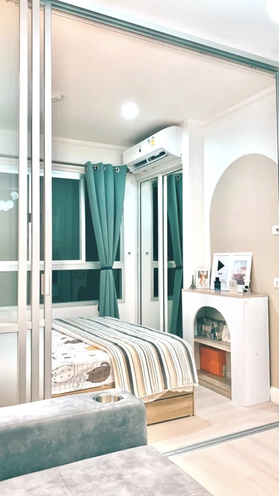 ให้เช่า Lumpini Ville Pattanakarn New Phetchaburi ห้องมุมให้ความเป็นส่วนตัว ตกแต่งสไตล์Modern Classic จองเลย