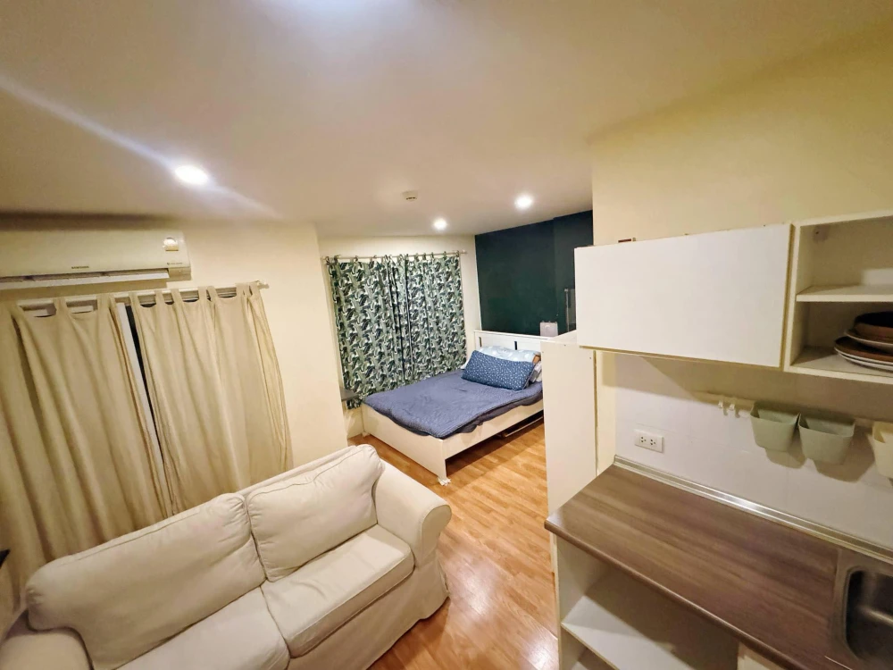ให้เช่า Lumpini Ville Pranangklao-Riverview ห้องสตูดิโอ ชั้น 2 ไม่สูง มาพร้อมสิ่งอำนวยความสะดวก จองเลย