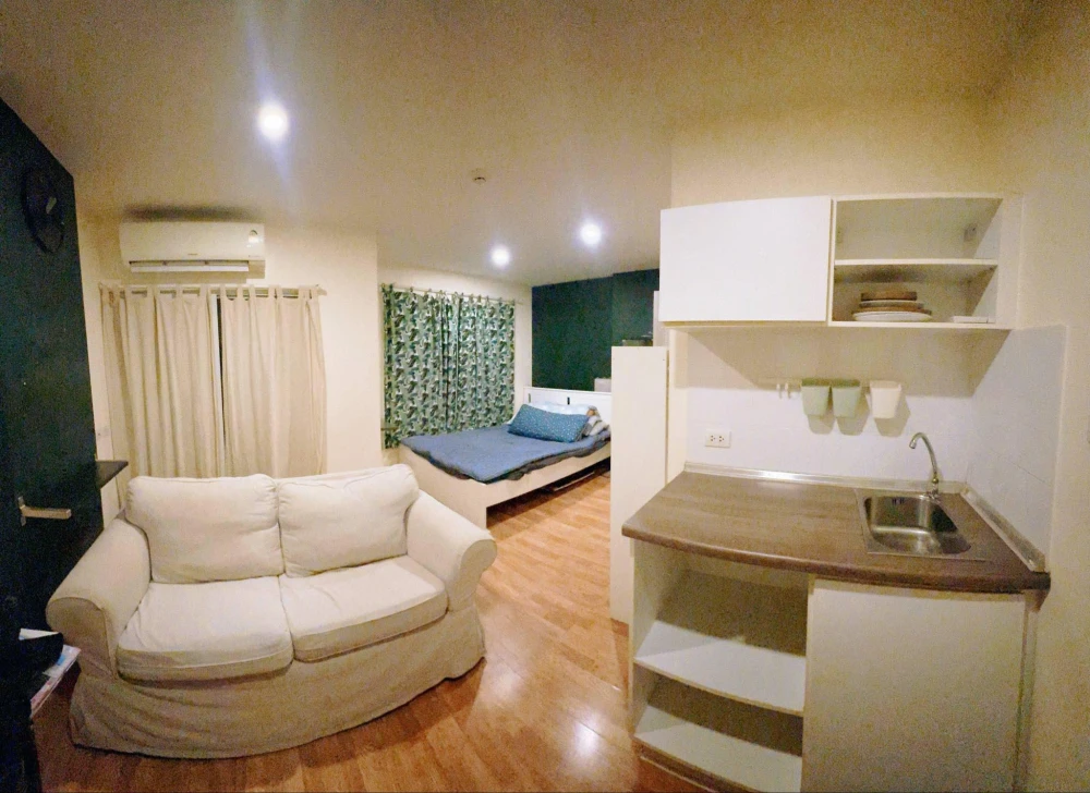 ให้เช่า Lumpini Ville Pranangklao-Riverview ห้องสตูดิโอ ชั้น 2 ไม่สูง มาพร้อมสิ่งอำนวยความสะดวก จองเลย