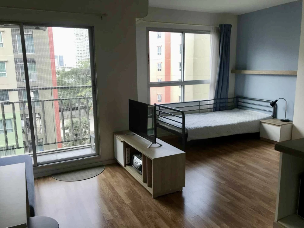 For rent: Lumpini Ville Ratburana - Riverview, 2 comfortable rooms, fully furnished, unblocked river view. Book now!