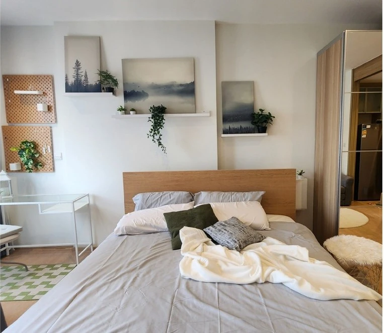 ให้เช่า MARU LADPRAO 15 เฟอร์ฯ IKEA ทั้งหมด เครื่องใช้ไฟฟ้าครบครัน ตอบโจทย์ทุกความต้องการ