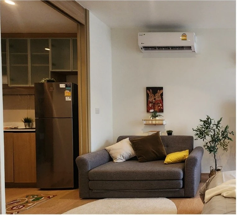 ให้เช่า MARU LADPRAO 15 เฟอร์ฯ IKEA ทั้งหมด เครื่องใช้ไฟฟ้าครบครัน ตอบโจทย์ทุกความต้องการ