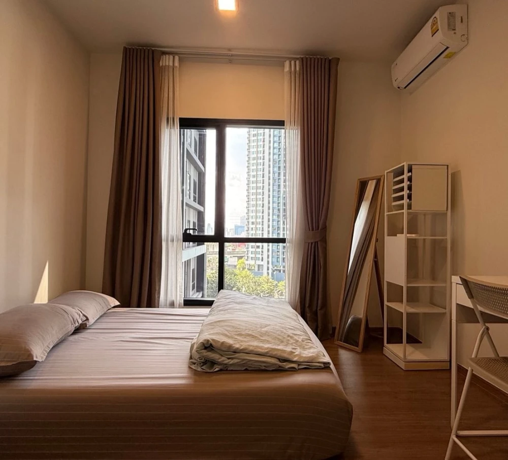 ให้เช่า Metris Rama 9-Ramkhamheang 1 ห้องนอน 1 ห้องน้ำ เฟอร์และสิ่งอำนวยความสะดวกครบครัน จองด่วน