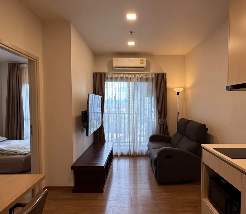 ให้เช่า Metris Rama 9-Ramkhamheang 1 ห้องนอน 1 ห้องน้ำ เฟอร์และสิ่งอำนวยความสะดวกครบครัน จองด่วน