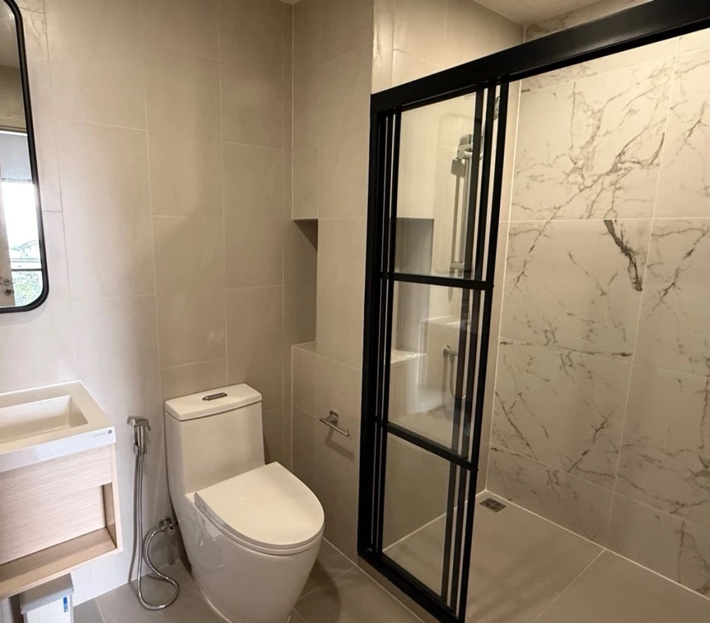 ให้เช่า Metris Rama 9-Ramkhamheang 1 ห้องนอน 1 ห้องน้ำ เฟอร์และสิ่งอำนวยความสะดวกครบครัน จองด่วน