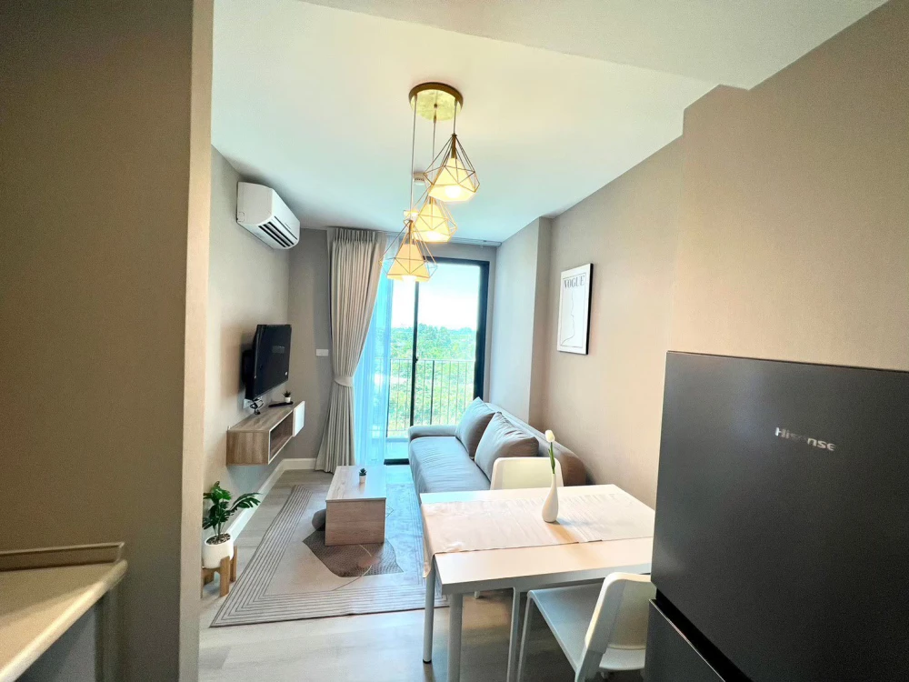 ให้เช่า Metro Luxe Riverfront Rattanathibet ชั้น 7 วิวแม่น้ำ แต่งครบ น่าอยู่ จองเลย